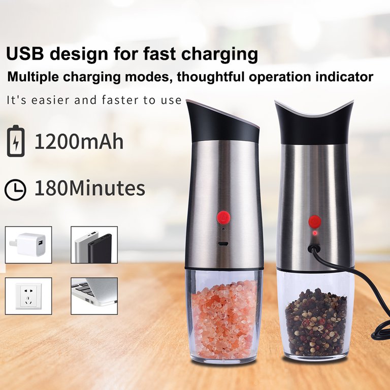 Portable Electric Grinder with 4 Blades150W 220V Small Food Crusher  Portable Salt Pepper Spice Mill Kitchen Chopper Household