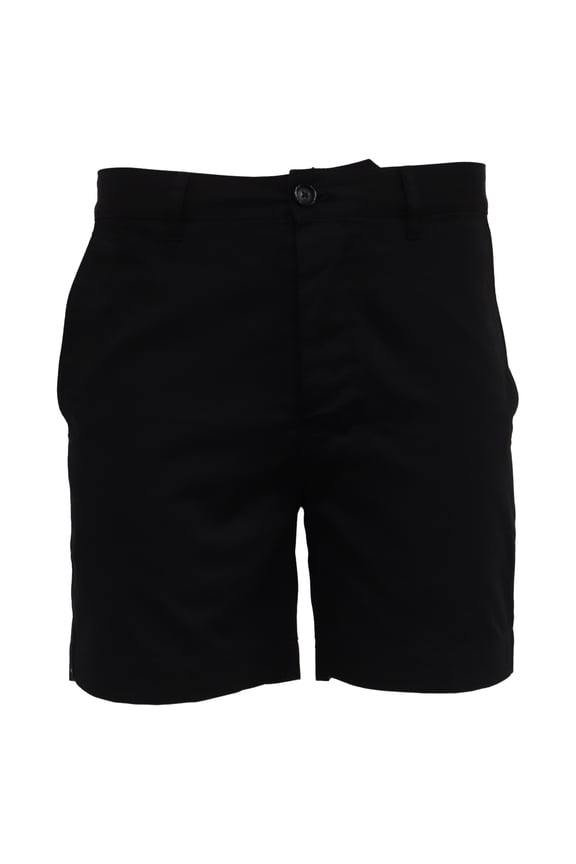Pre-Owned AMI Bermuda Shorts in Black Cotton