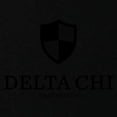 thumbnail image 3 of CafePress - Delta Chi Vertical Black Logo Sweatshirt - Zip Hoodie, Classic Hooded Sweatshirt with Metal Zipper, 3 of 4