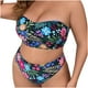 thumbnail image 2 of Trajes de baño Amzcrzy Tankini para mujer, trajes de baño, trajes de baño, bikini, nuevo traje de baño de moda para mujer con sujetador hueco y cintura alta y abertura grande para mujer, verde, XL, 2 of 7
