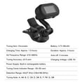 thumbnail image 3 of AT-800 Clip-on Tuner Rechargeable Mini Portable Digital Tuning Device Multi-function TFT Color Display Rotating Clip Electric Tuner for Chromatic Guitar Cello Saxophone, 3 of 7