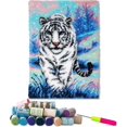 thumbnail image 3 of shiyou-Latch Hook Rug Kit, DIY Handmade Crochet Carpet Mat Knotted Cushion Yarn Needlework Tapestry Crafts, Color Pattern Pre-printed, 20x15in, 3 of 4