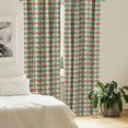 thumbnail image 2 of Ambesonne Colorful Curtains, Moroccan Star Zellige, Pair of 28"x63", Multicolor, 2 of 5