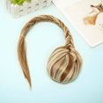 thumbnail image 3 of SAYFUT Fishtail Braid Ponytail 24" Clip in Long Hair Extension Natural Hairpiece Synthetic Hair Piece for Women, 3 of 6