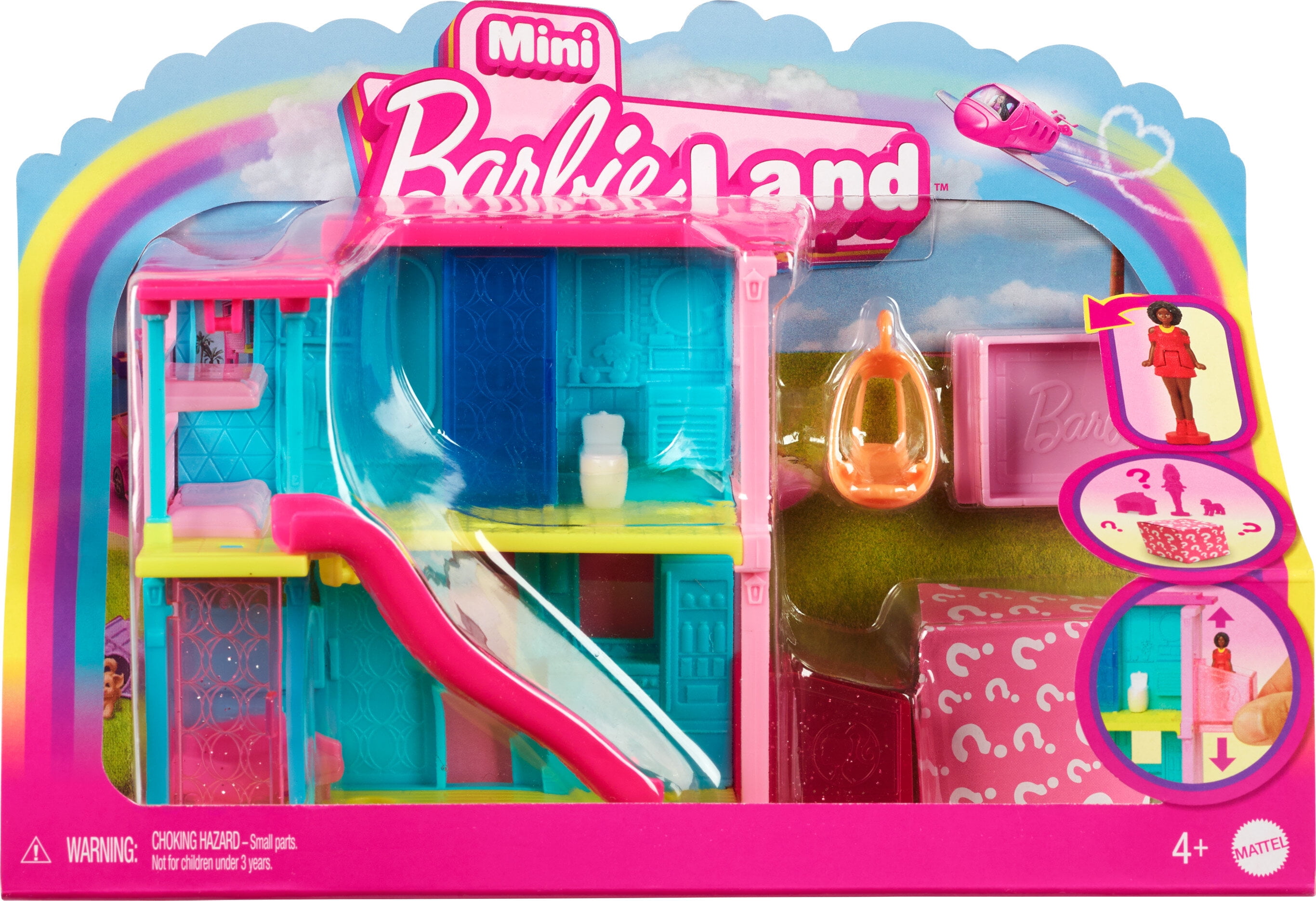 Barbie Mini BarbieLand Doll House Sets, Mini Dreamhouse (Styles May Vary), Multicolor