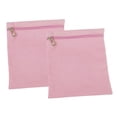 thumbnail image 2 of GUOOL 2 Pieces Sew in Pocket with Zipper Mobile Storage Pouch Easy Installation Canvas pink, 2 of 9