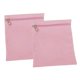 thumbnail image 2 of 2 piezas de bolsillo cosido con cremallera, billetera pequeña de lona para teléfono, bolsa de viaje resistente rosa, 2 of 9