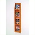 thumbnail image 1 of Wooden Mallet Literature Display in 8 Pocket in Medium Oak, 1 of 3
