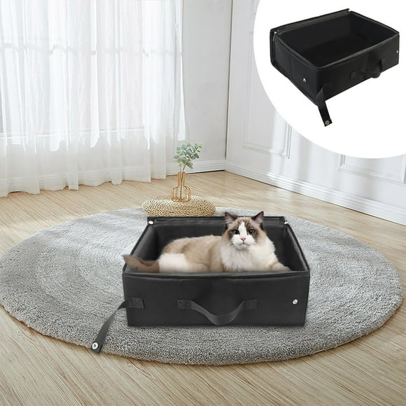 Rengui Foldable Outdoor Pet Litter Pot with Watertight Zipper Travel Carrying Fabric Pet Litter Bag Easy Pet Toilet Multi Functional Storage Box Todays Clearance Deal