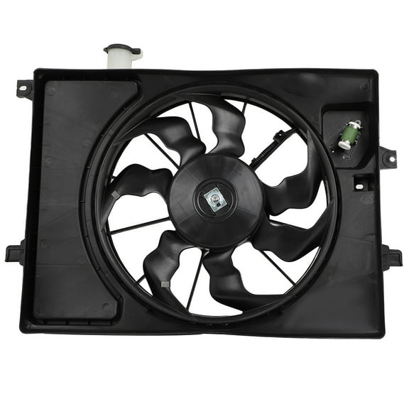 CCIYU Radiator or Condenser Cooling Fan Fit for 2014 2015 2016 2017 for Elantra Coupe GT Kia Forte Koup Forte5