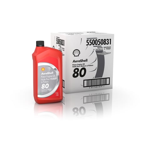 AeroShell 80 Mineral Piston Oil (6 Qts)