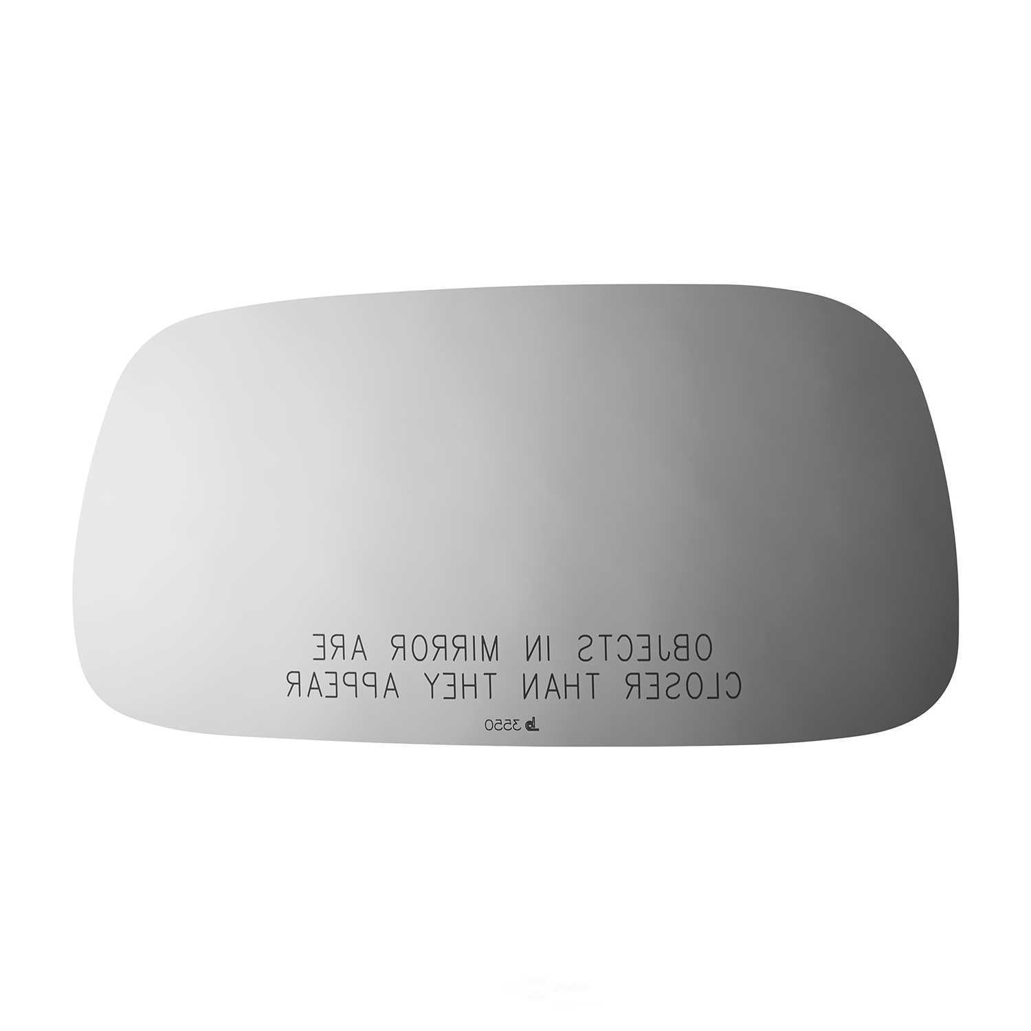 Burco Side View Mirror Replacement Glass - Clear Glass - 3550