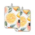 thumbnail image 7 of Yayeee Pot Holders Kitchen Heat Resistant with Pocket 7"x9.8" Cotton Oven Cooking Hot Pads, Candy Lemon Slices, 7 of 7