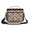thumbnail image 2 of Lunch Box Pioneer Flower Floral Print Pattern Insulated Lunch Bag for Women Men,Medium Leakproof Lunchbox Cooler Bag Adjustable Strap,10 X 6.7 X 8 Inches, 2 of 6