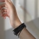 thumbnail image 3 of 10 pulseras elásticas de silicona para mujer, para el pelo, para coletas Negro, 3 of 8
