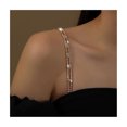 thumbnail image 1 of 1 par de tirantes sexys con brillantes diamantes de imitación para sujetador, cadena para bodas, bikini, fiestas, joyería para sujetador, accesorio para vacaciones en la playa de verano., 1 of 8