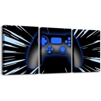 Hieng Kids Boys Race Car Canvas Wallfor Living Room Green Sports Car Picture Wall Decor for Dining Room Bedroom Bathroom Geometric Extreme Sports Game Poster Painting for Home Decor