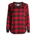 thumbnail image 5 of Secret Treasures Essentials Women's Plaid Hacci Top, 5 of 6