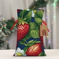 thumbnail image 5 of Naloa Strawberry2 Drawstring Christmas Bags, 3D Xmas Gift Bags, Christmas Wrapping Bags, Xmas Goodie Bags, Treat Pouch Bags, Party Favor Bags-Medium, 5 of 9