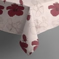thumbnail image 4 of Pioneer Flower Floral Print Pattern Rectangle Tablecloth 60"x120", Waterproof Polyester Table Cloth, Wipeable Spillproof for Dining Camping Indoor Outdoor, 4 of 6