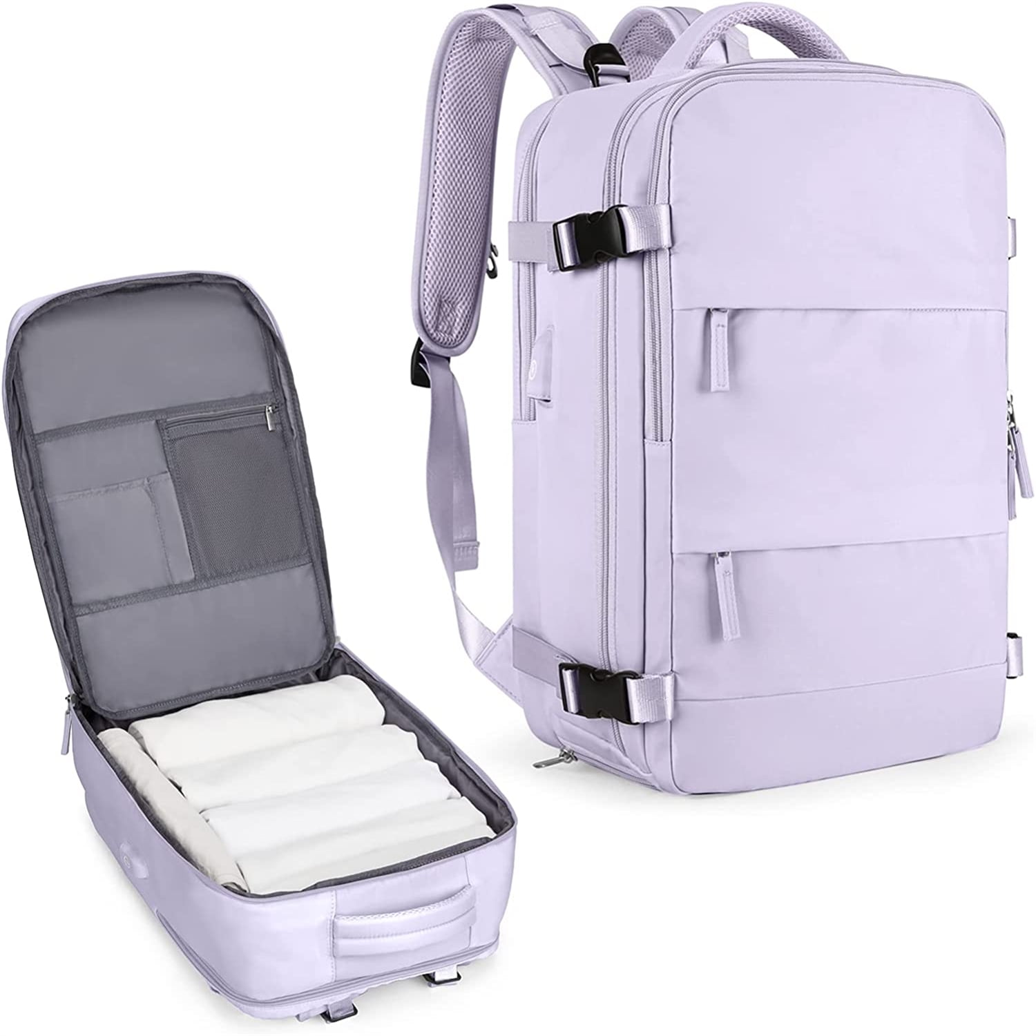Super Large Capacity Backpack Women's Business Luggage Bag Men's Short