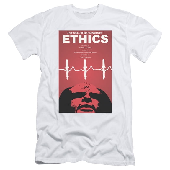 Star Trek Tng Season 5 Episode 16 Adult 30/1 T-Shirt White