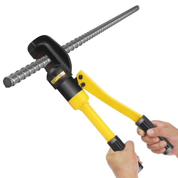 8T Hydraulic Rebar Cutter Steel Bolt Chain Cutting tool, Bolt Cutters Heavy Duty, Bolt Cutter 4mm to 16mm for Padlocks, Lock Cutter Heavy Duty Chain