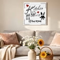 thumbnail image 6 of Canvas Wall Art Kitchen Tableware Canvas Art Print Love Pictures Wall Decor for Living Room Bedroom Artwork Decorations Stretched Framed Ready to Hang 10"x10", 6 of 9