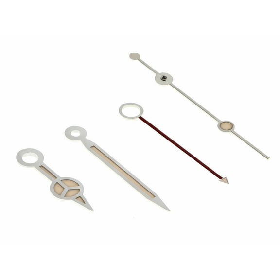 VINTAGE WATCH HAND AGED FOR ETA 2824 2836-2 2892-2 2892A, 2893-2 GMT 200 SILVER