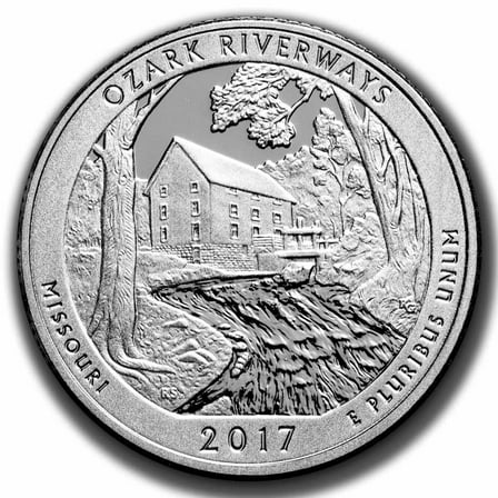 2017-S ATB Quarter Ozark Riverways Gem Proof