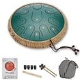 thumbnail image 2 of Hand Drum, Protective Spray Paint Hand Pan Drum Handcrafted 15 Notes D Tone  for Performance, 2 of 8