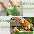thumbnail image 6 of AOUNQ Trash Bags 13 Gallon Size,100 Count Compostable Tall Kitchen Garbage Bags,Large Biodegradable Trash Bags for Kitchen Garden Home,Heavy Duty Unscented, 6 of 8