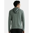 thumbnail image 3 of Athletic Works Men's and Big Men's ButterCore Zip Front Hoodie, Sizes S-3XL, 3 of 5
