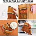 thumbnail image 3 of Retro Indian Style Tea Towels Set of 1 Cranes Leaves Kitchen Dish Cloth with Hanging Loop, 18"x28"Lint-Free Absorbent Towel for Kitchen Drying Wiping and Cleaning, 3 of 6