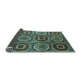 thumbnail image 2 of Ahgly Company Indoor Round Abstract Light Blue Modern Area Rugs, 5' Round, 2 of 4