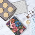 thumbnail image 5 of Yayeee Pot Holders Kitchen Heat Resistant with Pockets 7"x9.8" Cotton Oven Cooking Hot Pads, Vibrant Blooming Flowers, 5 of 7
