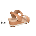 thumbnail image 3 of Sandalias Modare Mujer Nude Casual Tacón 7cm piel 26, 3 of 10