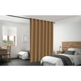 thumbnail image 2 of Legacy Decor Blackout Room Divider Panel Privacy Partition Heavyweight Premium Fabric, Grommet Top, 60" Wide X 108" Tall, Khaki Color, Indoor., 2 of 5
