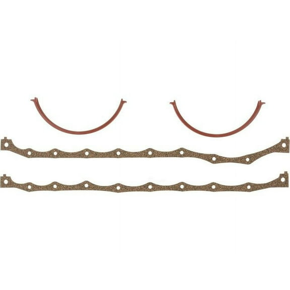 Oil Pan Gasket Set - Compatible with 1977 - 1981 Ford F-150 1978 1979 1980