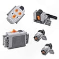 thumbnail image 3 of 5-Piece Motorized Building Blocks Power Kit with 2 Medium Motors, Battery Box, and IR Remote Control Receiver, 3 of 5