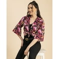 thumbnail image 5 of Moomaya V Neck Straight Printed Cotton Jacket - Women's Stylish Printed Jacket, 5 of 9