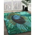 thumbnail image 2 of Ahgly Company Indoor Rectangle Patterned Deep-Sea Green Area Rugs, 7' x 10', 2 of 6
