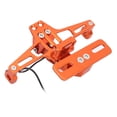 thumbnail image 4 of Soporte de placa de matrícula trasera de motocicleta con lámpara de repuesto naranja para Kawasaki Ninja 1000 KX Jadeshay A, 4 of 8