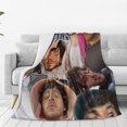 thumbnail image 2 of Flannel Blanket Jacks Music Harlow Nap Blanket Air Conditioning Blankets Couch Bed Office Blankets Soft and Cozy 80"X60", 2 of 6