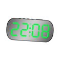 thumbnail image 2 of Reloj despertador digital Reloj despertador Adolescentes con temperatura Reloj de escritorio Dormitorio Reloj despertador para , LED verde negro mayimx despertador digital, 2 of 9