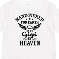thumbnail image 4 of Inktastic Handpicked for Earth by My Gigi in Heaven with Angel Wings Boys or Girls Long Sleeve Toddler T-Shirt, 4 of 5