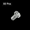 thumbnail image 3 of Unique Bargains M3x5mm Plastic Phillips Bolts PC Pan Head Machine Screws Transparent 50 Pack, 3 of 5