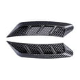 thumbnail image 4 of jiaping 2 Pieces Car Headlight Eyebrow s Eyebrow Cover Decoration for Automotive A Carbon Fiber Black, 4 of 9
