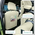 thumbnail image 5 of For 2016-2023 Toyota Tacoma FH Group Custom Fit Neoprene Car Seat Covers Waterproof - Solid Beige Front, 5 of 6