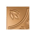 thumbnail image 1 of Fasade Easy Installation Traditional 5 Polished Copper Glue Up Ceiling Tile/ Ceiling Panel (12" X 12" Sample), 1 of 1